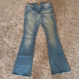 MOTHER the slacker fray jeans